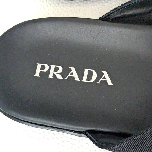 PRADA Men\'s NASTRO Thong Sandals
